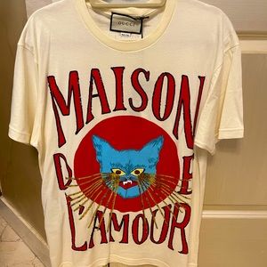 Authentic New With Tags Gucci Maison L’Amour Sequin Tee